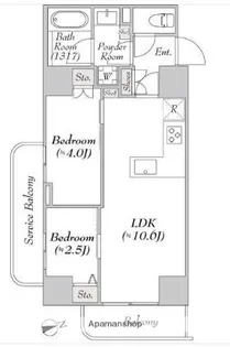 ルミーク浅草【11階】の間取り