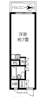 レジデンス上野【9階】の間取り