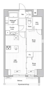 アーバンパーク押上【3階】の間取り
