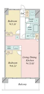 レジディア南千住【7階】の間取り