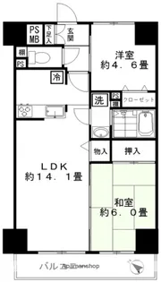 ロイヤルプラザ浅草【12階】の間取り