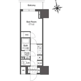 コンフォリア東上野【15階】の間取り