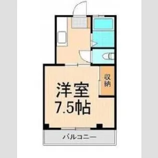 第一ジュネス倉田【302号室】の間取り