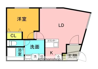 NAFFI【5階】の間取り