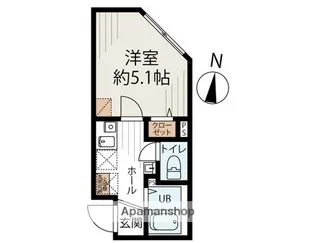 GARDENCOURTさくら通り【3階】の間取り