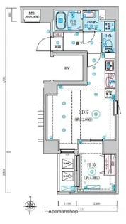 東京都墨田区両国4丁目【マンション】の間取り
