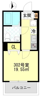 CFジオーレ五反野【3階】の間取り