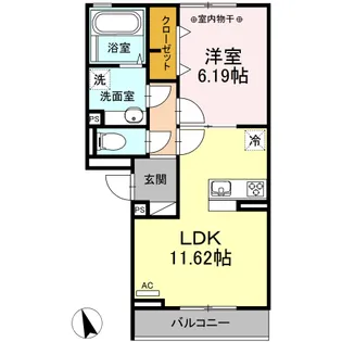 メイプルヴィレッジ【3階】の間取り