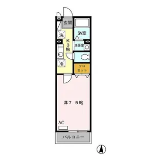 クレインハウス【2階】の間取り