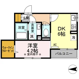 アイリス北綾瀬【2階】の間取り