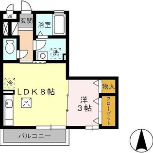 ラピュタ【1階】の間取り
