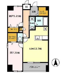 F・D VILLE【5階】の間取り