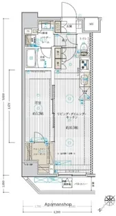 ベルグレード浅草DUE【3階】の間取り