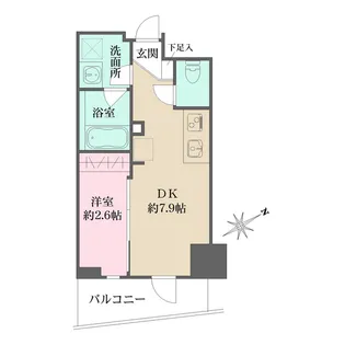 NーFLATS三ノ輪【4階】の間取り