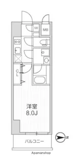 1Kの間取り画像