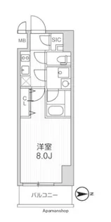 1Kの間取り画像