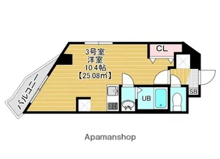 東京都台東区清川2丁目【マンション】の間取り