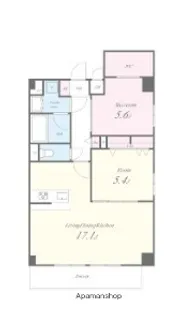 マークス桜【5階】の間取り