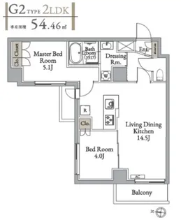 メトロステージ亀有【4階】の間取り