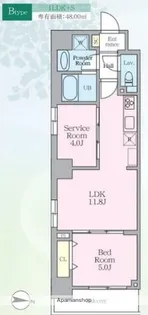 東京都江東区東陽5丁目【マンション】の間取り