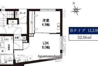 東京都葛飾区青戸6丁目【マンション】の間取り
