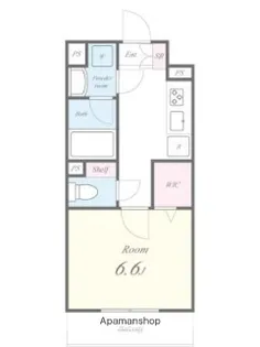 東京都荒川区南千住3丁目【アパート】の間取り