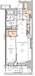 VERXEED ASAKUSA【10階】の間取り