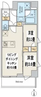 クレストコート本所吾妻橋NORTH【6階】の間取り