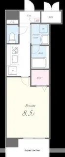 東京都江東区東陽3丁目【マンション】の間取り