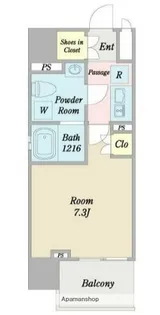 東京都江東区大島4丁目【マンション】の間取り