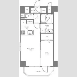 ARTESSIMO LINO【7階】の間取り