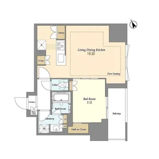 オアーゼ日暮里レジデンス【3階】の間取り