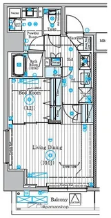 リライア東京墨田【9階】の間取り