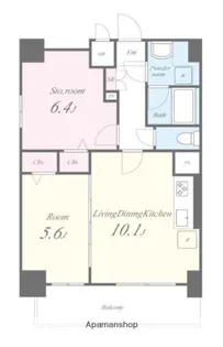 カサ・フェリーチェ【5階】の間取り
