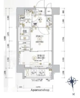 東京都江東区亀戸4丁目【マンション】の間取り