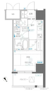 アルファレジデンシア南千住【2階】の間取り