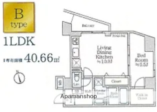 アイルイマージュ押上イースト【5階】の間取り