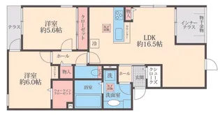 LULU西尾久【1階】の間取り