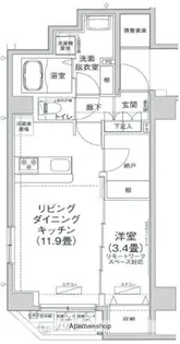 アイルプレミアム押上ノルド【3階】の間取り