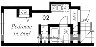 プラチナフォルム上野秋葉原Ⅱ【4階】の間取り