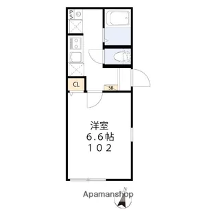 GRACE MINOWA【1階】の間取り