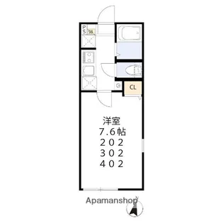 GRACE MINOWA【4階】の間取り