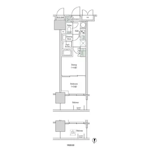 ブルックサイドレジデンス木場【9階】の間取り