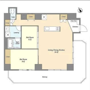 PATH浅草【1階】の間取り