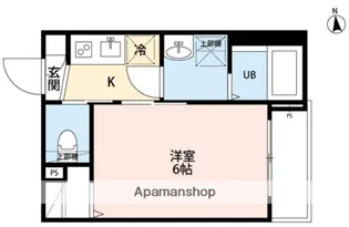 ROBOT HOME 六町Ⅲ【3階】の間取り