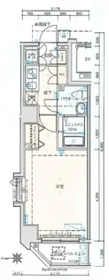 バージュアル新御徒町【4階】の間取り