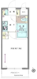 リグランド浅草雷門(旧スクウェア浅草雷門)【8階】の間取り