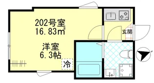 グランツ堀切【2階】の間取り