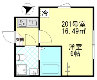 グランツ堀切【2階】の間取り