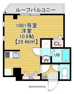 ソラトワーヌ【10階】の間取り